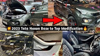 🔶2023 Tata nexon xe Base Model Modified🔥 Nexon Modified🔥 Nexon Xe Modification🔥 Nexon Xe To Xz🔥 [upl. by England]