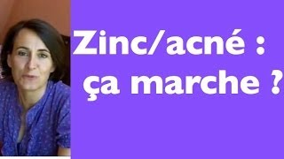 Le zinc vraiment efficace pour lacné [upl. by Amelia736]