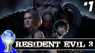 Resident Evil 3 Platinum Trophy  1  RETURN TO RACOON CITY [upl. by Jesher]