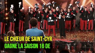 Le Chœur de Saint Cyr gagne la saison 16 de «La France a un incroyable talent» [upl. by Seuqcaj]