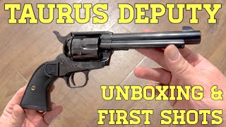 The Taurus Deputy Unboxing and First Shots [upl. by Seto217]