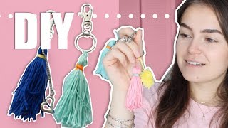 DIY Kwastjes Sleutelhanger  Kim van Haren [upl. by Ynnoj403]