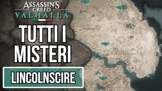 ASSASSINS CREED VALHALLA ITA  Lincolnscire  Tutti i Misteri [upl. by Tedder]