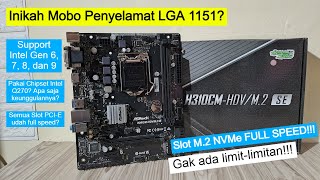 Mobo Penyelamat LGA 1151  Review Motherboard ASRock H310CMHDVM2 SE NVMe [upl. by Docila]