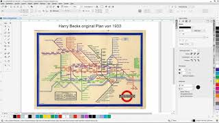 Liniennetzplan erstellen mit CorelDRAW  Die ersten Schritte Teil 1 [upl. by Haskell]