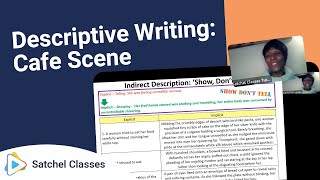 Descriptive Writing Cafe Scene  English  Satchel Classes [upl. by Ahsoem]