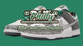 Nike Dunk Low Premium “Philly”  Detailed look  Price and Date Release [upl. by Amaso]