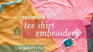 Quick and Easy DIY Embroidered Shirt Tutorial [upl. by Stacia]