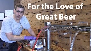 How to clean draft beer lines Circulation Method [upl. by Hsirrehc]