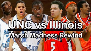 How Sean May amp UNC beat Deron Williams amp Illinois in the 05 National Championship [upl. by Aihsela]