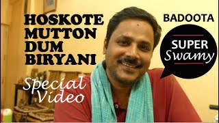 How to make Hoskote Style Mutton Dum Biryani in Pressure Cooker  Range Gowda  BADOOTA [upl. by Raskind455]