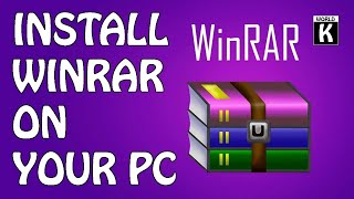 Easy Installation Guide How to Install WINRAR on Windows 11 10 8 amp 7 [upl. by Akinohs]