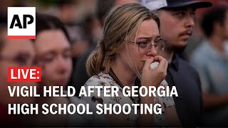 LIVE Vigil held after Apalachee High School shooting in Georgia [upl. by Michell]