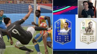 EUROGOLURI CU IBRAHIMOVIC TOTS LA DRAFT  FIFA 19 ROMANIA [upl. by Schnurr]