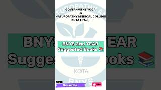 🔥Bnys 2nd Year 🩺 Suggested Books 📚naturopathy 💫medicalbooks Books for 2nd Year Students [upl. by Gerdy]