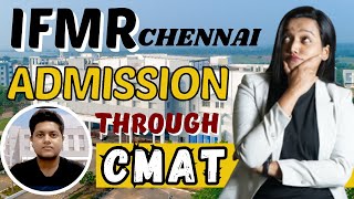 IFMR through CMAT  Admission Process  Fees  Placement  ROI  Honest Review by Students [upl. by Etireugram]