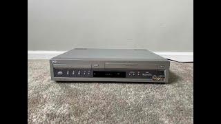 Sony SLVD100 DVD VHS VCR Combo Compact Disc CD Player Recorder [upl. by Carie]