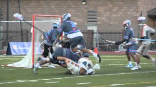 Lacrosse Crease Dive Shot [upl. by Chisholm425]