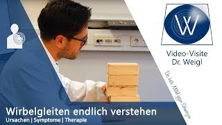 Wirbelgleiten Spondylolisthesis Spondylose und Gleitwirbel  Ursachen und Therapie [upl. by Einnus]