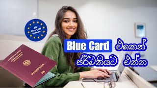 Blue Card එකෙන් ජර්මනියට එන්න [upl. by Norina631]