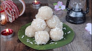 নারকেলের সাদা নাড়ু  চিনি দিয়ে নারকেল নাড়ু  Narkel Er Naru Recipe  Bangladeshi Narkel Naru [upl. by Vanden]