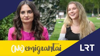 Neemigrantai Anglijoje gyvenanti Algimantė ir su Mikutavičiumi dainavusi Karolina [upl. by Dunham]