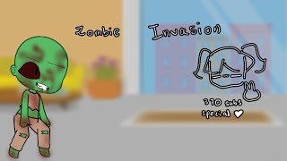 370 Subs Special 🥳 🎉 Zombie Invasion Part 1 gacha video zombie invasion subscribe [upl. by Aisinut646]