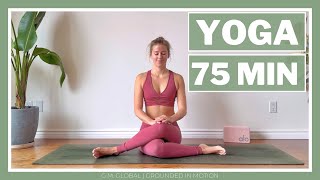 75 MINUTE  Restorative Yin Yoga for Lower Body Love Optional Accessories [upl. by Wallach602]