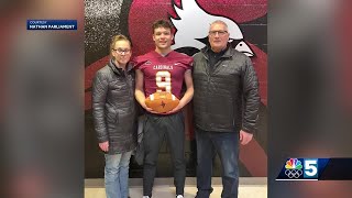 Beekmantown football standout Nathan Parliament commits to St John Fishers University [upl. by Woo]