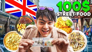 100 Street Food challenge London THIS WAS Expensive [upl. by Rother]