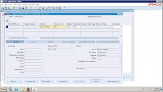 Oracle R12 Financials Training  Accounts Payable Invoice Creation [upl. by Ahsiyk361]