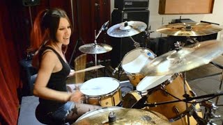 Slayer quotSouth of Heavenquot Drum Cover by Nea Batera [upl. by Ehudd]