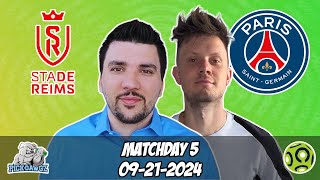 Reims vs PSG Ligue 1 Free Picks 9212024 PickDawgz Corner Kick  Ligue 1 Football Picks [upl. by Calmas148]