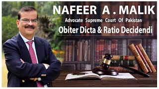 Obiter Dicta and Ratio Decidendi by NAFEER A MALIK [upl. by Duthie]