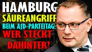 🚨Hamburg Säureangriff beim AfDParteitag Wer steckt dahinter Polizei ermittelt [upl. by Atinit300]