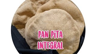 Pan Pita Casero FACIL Receta  Como Preparar Pan Pita Integral  Recetas de Pan Pita paso a paso [upl. by Idnahs]