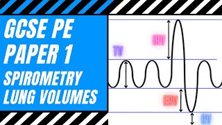 AQA GCSE PE Spirometer Trace amp Lung Volumes  Tidal Volume Reserve Volumes amp Residual Volume  AQA [upl. by Simonetta978]