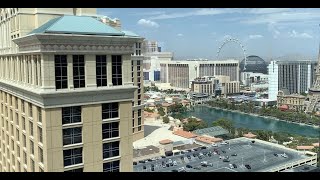 Vdara Las Vegas quotCity Corner Fountain View Suitequot Room Tour [upl. by Ezzo590]