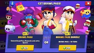 Brawl Pass Season 10😍💳  Fang Gameplay🍿🥋  Brawl Stars Sneak Peek [upl. by Zebadiah983]