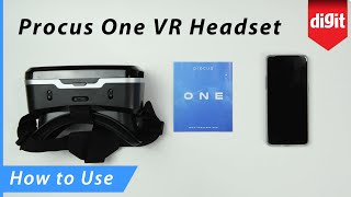 Procus One VR Headset  How to Use [upl. by Ayom]