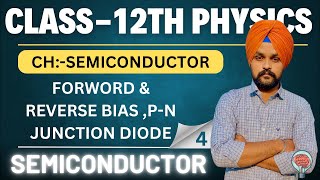 Forward amp Reverse Biaspn junction diode•Class12th Physics•Semiconductor•Lec4th•BI [upl. by Stedmann]