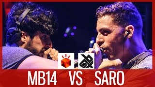 MB14 vs SARO  Grand Beatbox LOOPSTATION Battle 2017  SEMI FINAL [upl. by Nomelihp137]