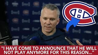 BOMB HABS STAR IS SAYING GOODBYE NOBODY BELIEVED THIS WOULD HAPPEN CANADIENS NEWS [upl. by Ikceb152]