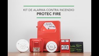 ¿Qué contiene el kit de alarma contra incendio PROTEC FIRE [upl. by Claudy684]