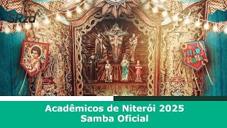 Acadêmicos de Niterói 2025  Samba Oficial [upl. by Aerised]