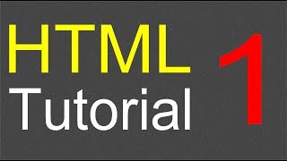 HTML Tutorial for Beginners  01  Creating the first web page [upl. by Kissie]