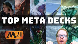 Mtg Arena Standard Meta Decks  M21 BO1 [upl. by Neils537]