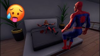 Spider Man Cheats On Mj Very Sus Fortnite Roleplay [upl. by Eelamme143]