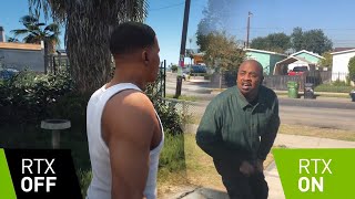 GTA V Lamar Roasts Franklin in Real Life Game vs Real Life Comparison [upl. by Aehc766]