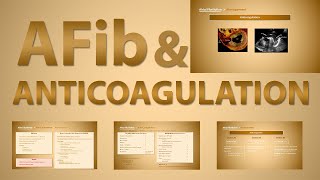 Anticoagulation in Atrial Fibrillation  3 Situations for Anticoagulation in AF amp its Principles [upl. by Marola856]